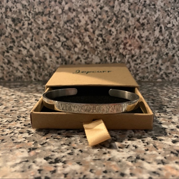 Joycuff Motivational Mantra Cuff Bracelet - Picture 2 of 8